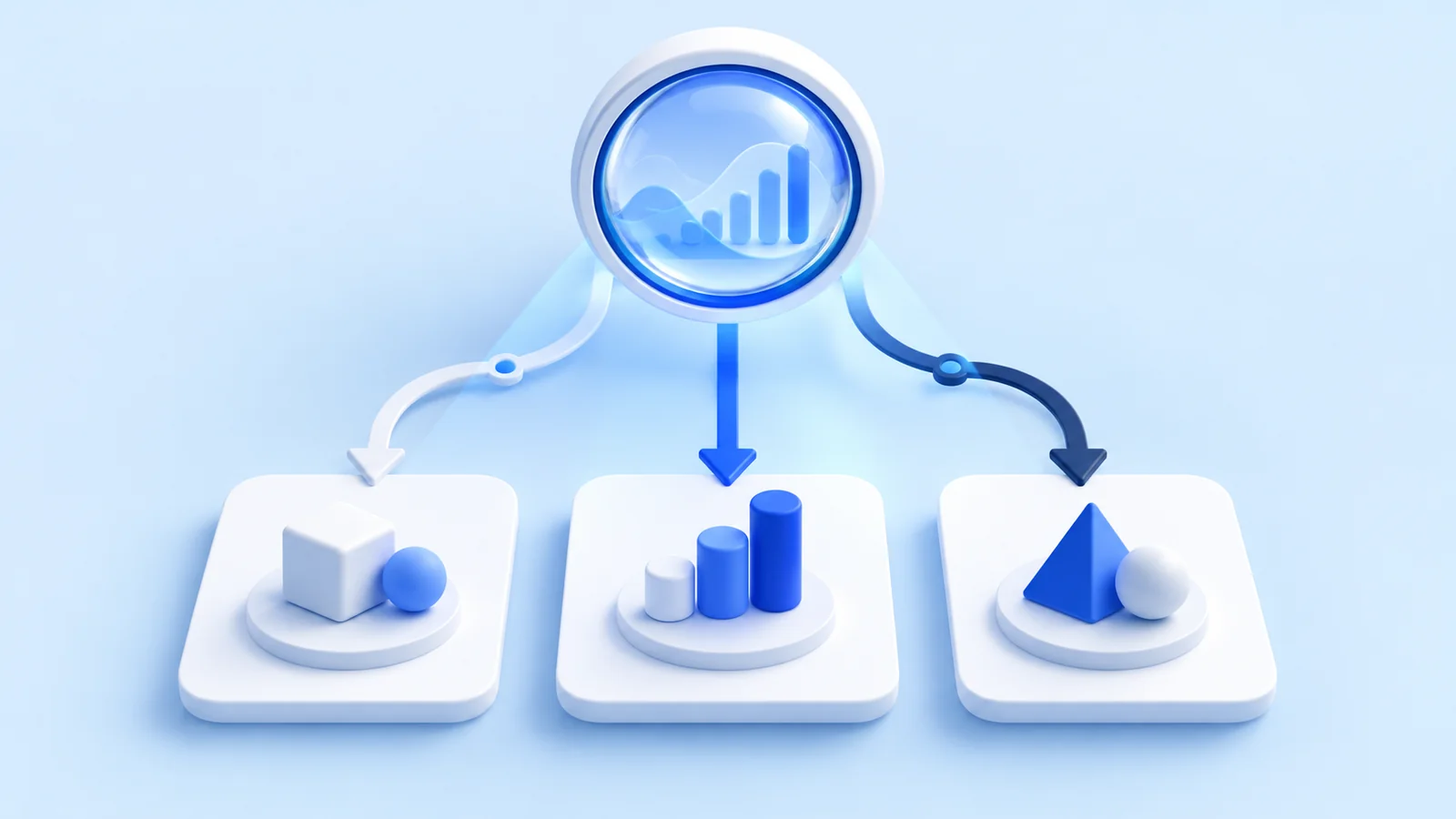Blue-and-white editorial illustration for a ZeroRank AI search resource