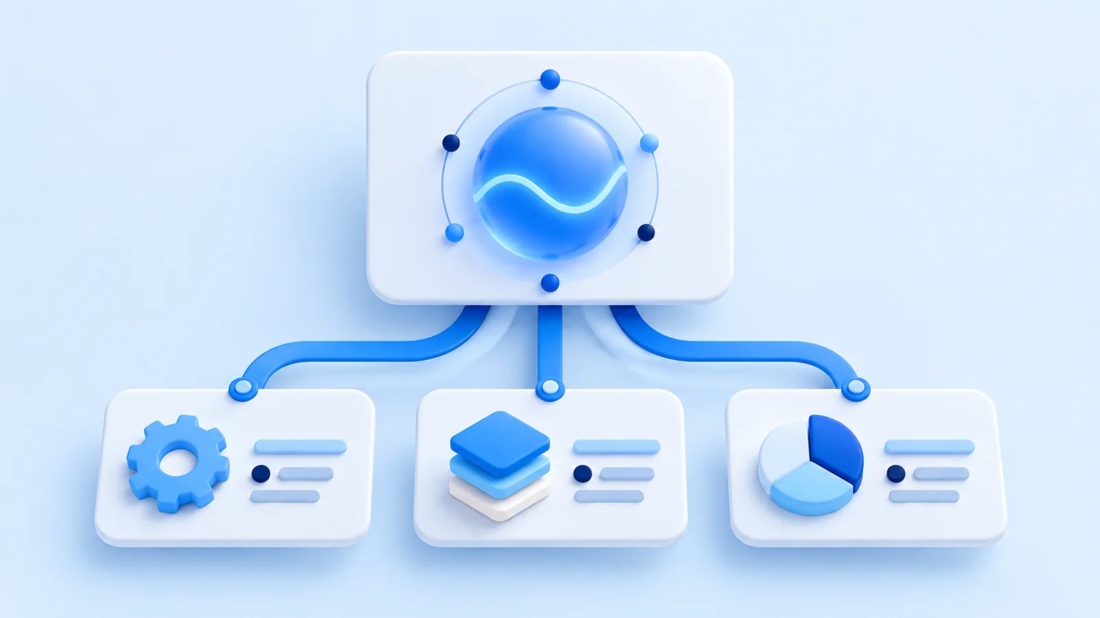 Blue-and-white editorial illustration for a ZeroRank AI search resource