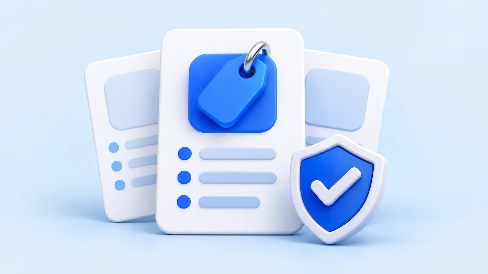 Blue-and-white editorial illustration for a ZeroRank AI search resource